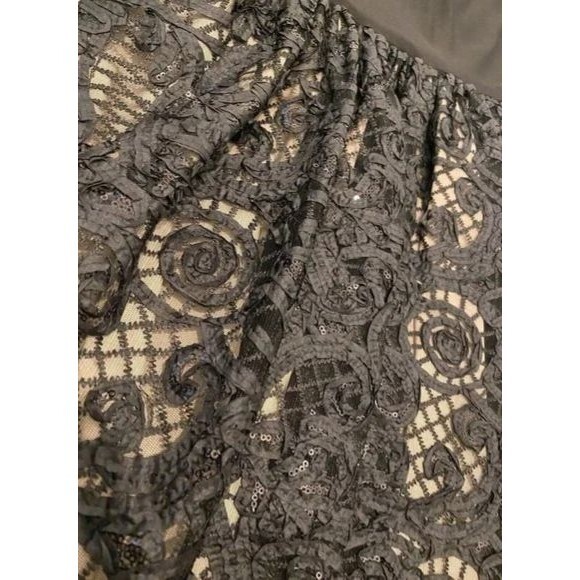 NWT VINCE CAMUTO Black Formal Dance Prom Wedding Sleeveless Dress Size 12 - Picture 2 of 7